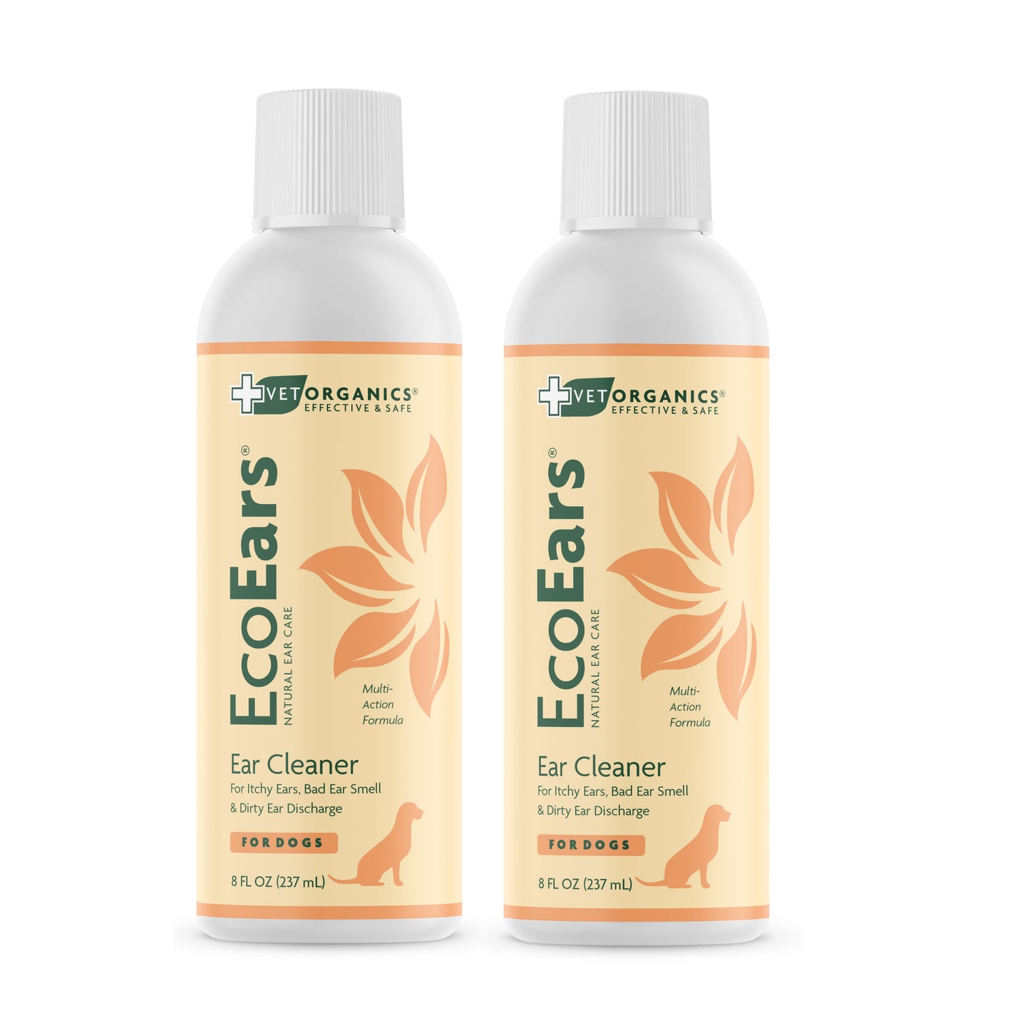 EcoEars Dog Ear Cleaner – Infection Formula, 4 or 8-oz bottle