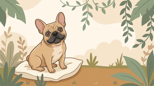 Fawn French Bulldog with large upright bat ears