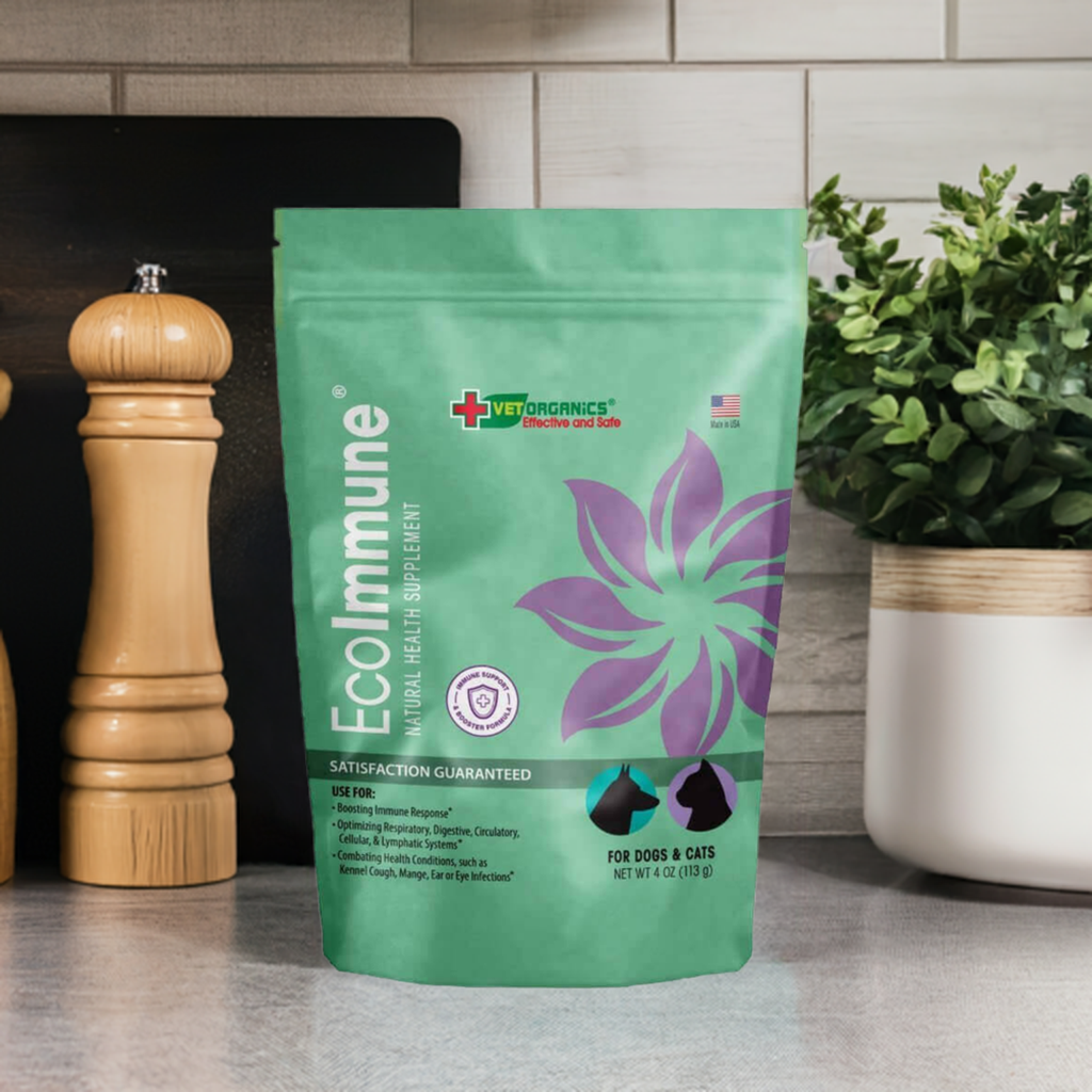 EcoImmune Immune Support & Booster Supplement for Dogs & Cats, 4-oz bag