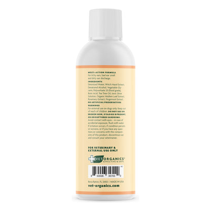 EcoEars back label: ingredients and warnings