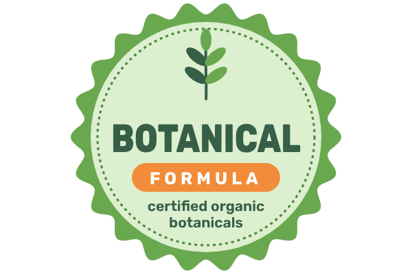 Botanical formula with certified organic botanicals